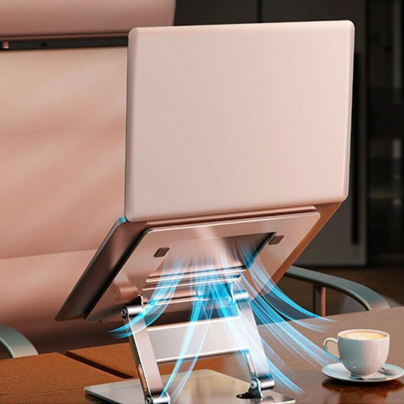 Adjustable Laptop Stand for Desk with Rotating Bracket iPad Holder Office Support