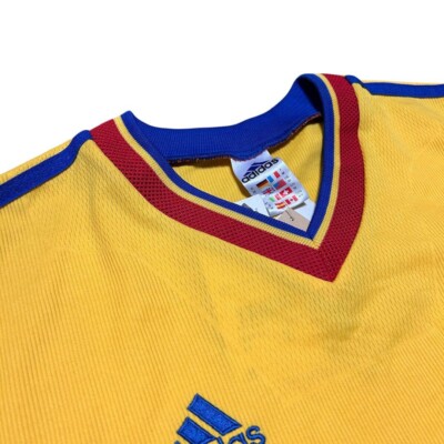 MINT Romania 1998 Medium WC Adidas Jersey Shirt Vintage
