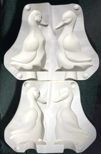 Vintage Nowell's Ceramic Slip Casting Mold Tole Duck Goose  NM 1316  1986