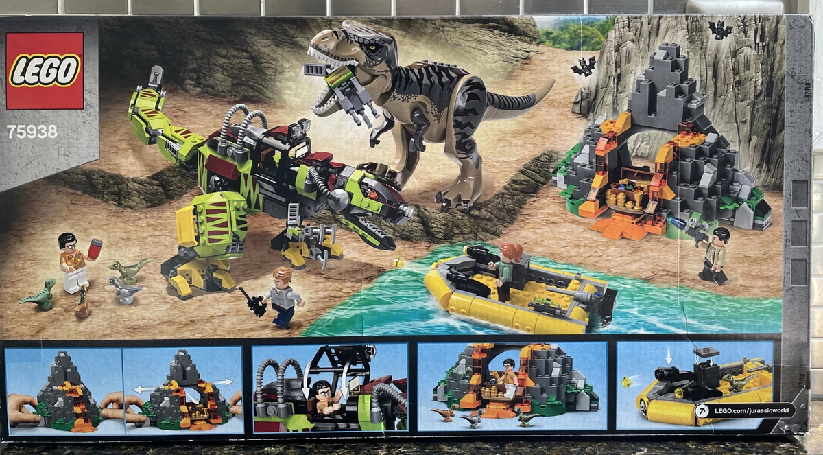 Lego 75938 jurassic world - la bataille du t-rex contre le dino