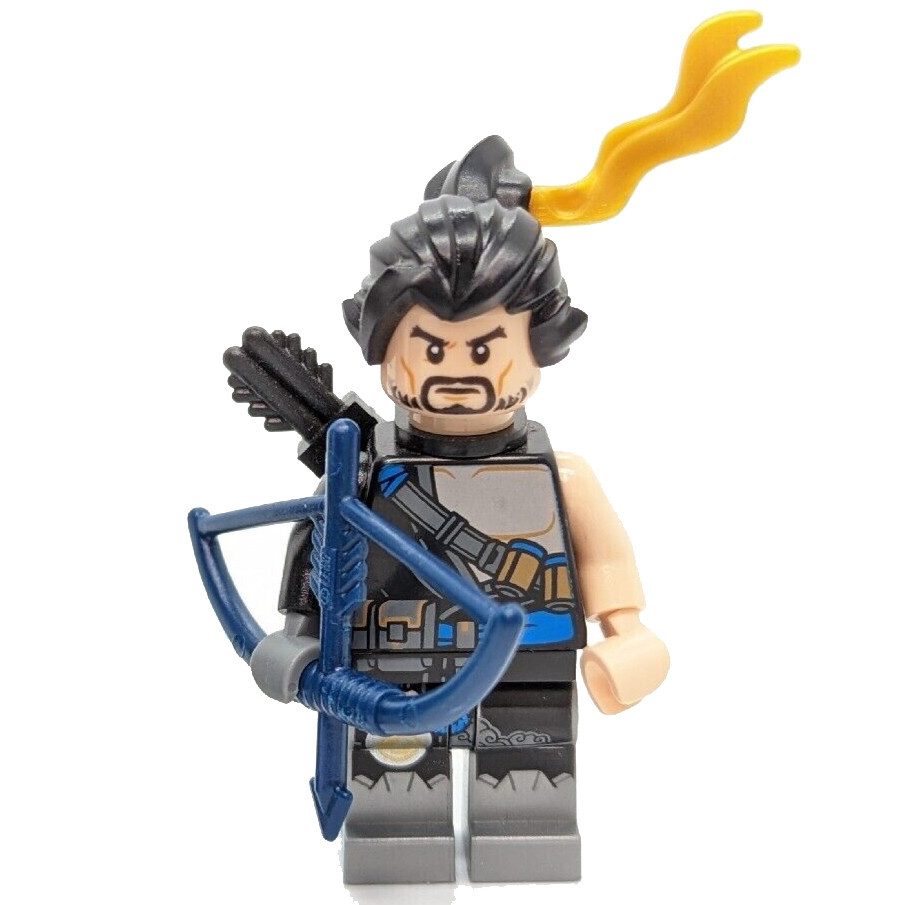 LEGO Overwatch 75971 Minifigure - Hanzo (ow003) with Blue Arrow
