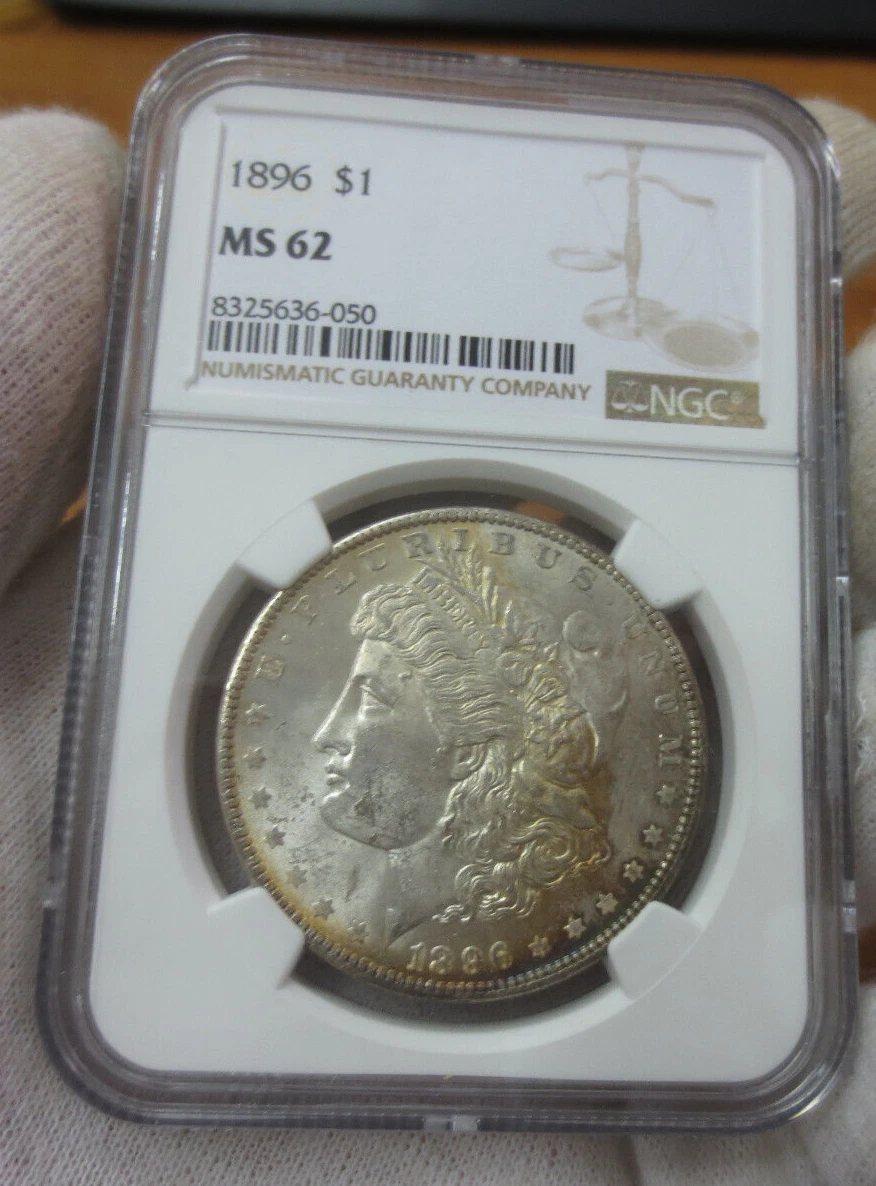 MS 62 Graded 1896 Year Morgan US Dollars (1878-1921) for sale | eBay