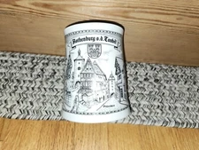 German COFFEE MUG -Rothenburg ob der Tauber - Tapered shape Hard to Find EXC