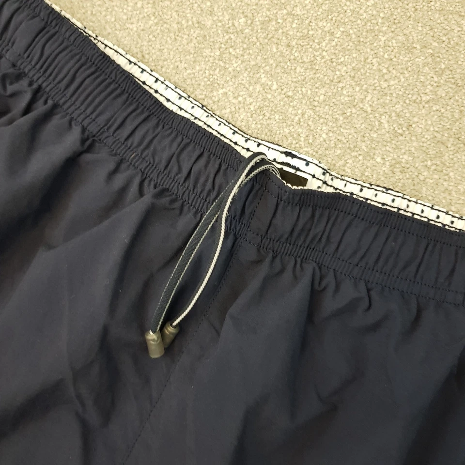 Pantalones cortos de natación Hugo Boss para hombre 2XL XXL azul marino playa natación deletreado vacaciones HB Foto 3 de 4
