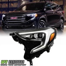 <FULL LED High Low Beam+DRL Projector Headlight>For 2018-2021 GMC Terrain Driver