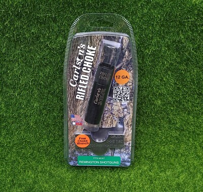 Carlson's 12GA Remington Rifled Shotgun Slug Choke Tube, Black - 40020