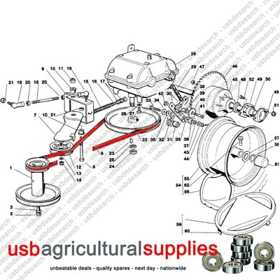 UNIVERSAL PIX DUNLOP MEGADYNE BANDO HONDA TRANSMISSION DRIVE BELT 135061501 HF2213S HF2213 HF2218 HF2218S NEXT DAY