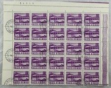 Vintage 1968 Romania Stamp Sheet Posta Romana 1.20 Lei Bus