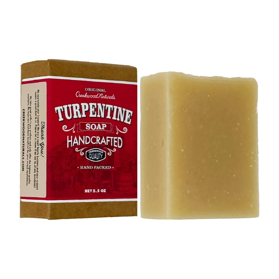 Handmade Turpentine Soap Bar - American Made All Natural NO Chemicals - Image 2 of 4
