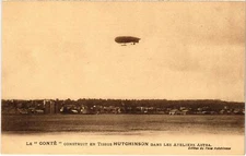 PC AVIATION DIRIGÉABLE CONTÉ (a54092)
