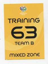Orig.Ticket   World Cup Germany 2006   GERMANY - PORTUGAL  3.Place //Training B