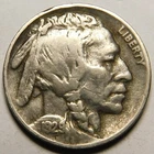 1929 P Buffalo Nickel VF-EF  "Appear Cleaned-Actual Coin Pictured"