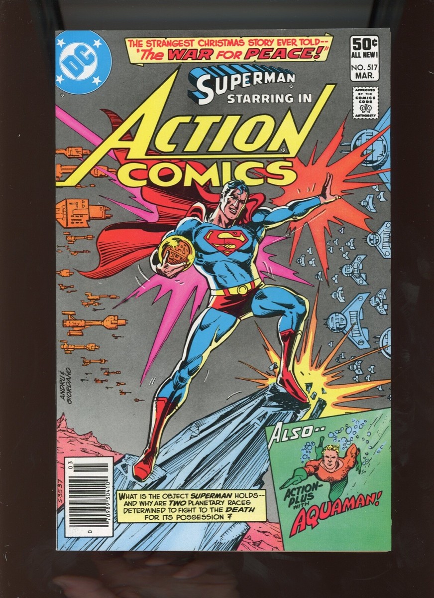 Action Comics #517 Newsstand Variant (DC Comics March 1981) for