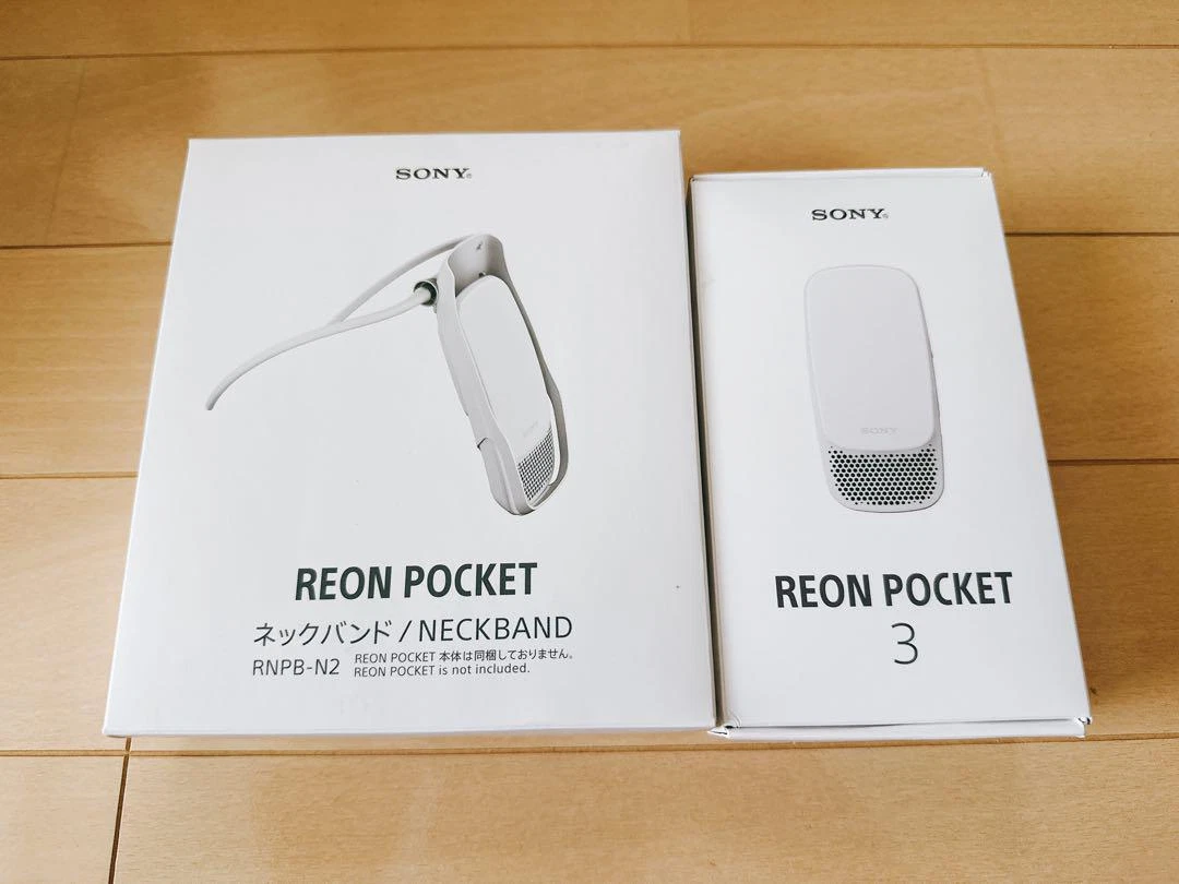 SONY REON POCKET 3 Wearable Thermo-Device RNP-3/W + Neckband set