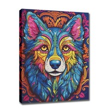 Premium Quality Paint By Numbers Kit: Mandala Dog. KitArtUS