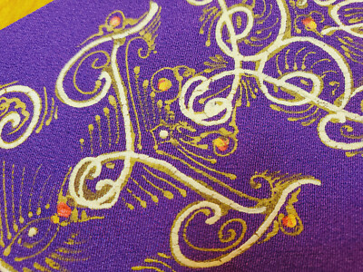 1950s HANDPAINTED MIRROR SCRIPT TIE ~ HOT RAT ROD ROCKABILLY 