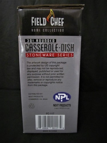 Enameled Stoneware 3 Quart Casserole Dish by Field Chef in Ombre Orange - Picture 9 of 12
