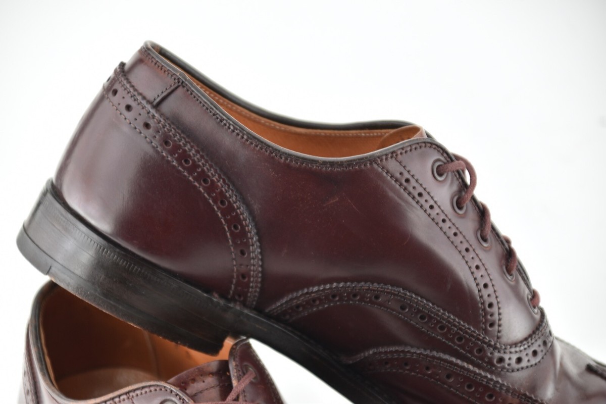 ALDEN x BROOKS BROTHERS 8D #8 SHELL CORDOVAN WINGTIP OXFORD ALDEN x BROOKS BROTHERS 8D #8 SHELL CORDOVAN WINGTIP OXFORD