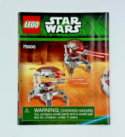 INSTRUCTIONS  ONLY - LEGO Star Wars: Clone Troopers vs. Droidekas (75000)
