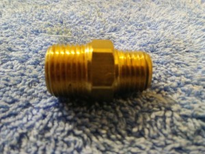 Hex-Reducing-Nipple-Brass-3-8-034-x-1-4-034-MPT