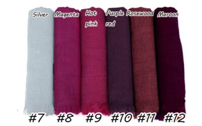 Baumwolle Leinen Schal Muslim Hijab Schals Kopfwickel Einfaches Kopftuch Scarf - Foto 6