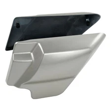 Battery Side Cover Panel For Harley Touring Electra Glide  09-23 Silver Fortune
