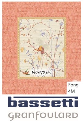 bassetti Tischdecke Tavola Fong 4M 140x170 cm 100% Baumwolle 9322730