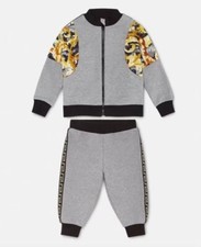 VERSACE BAROCCO BABY Sweater Zipper Pant Track suit SWEAT SET 9-12 Months