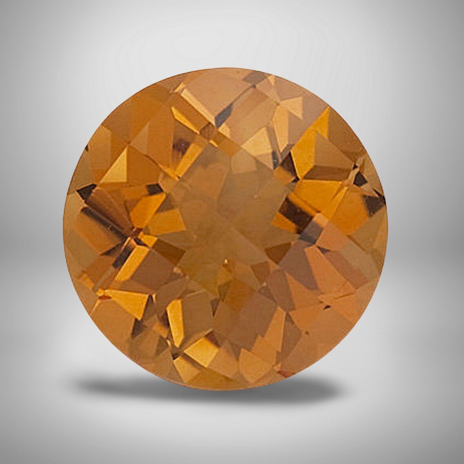 Citrine Round Cut AAA+ Gemstone 1.30 Cts 7mm for Jewelry