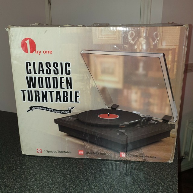 1byone vintage turntable