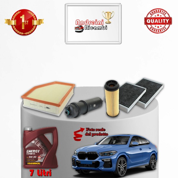 Kit Wartung Filter Und ÖL FüR Bmw X6 G06 30 Diesel 210KW 286PS 2020-image