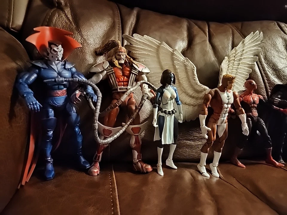 ¡Nueva venta! Lote de 7 figuras de acción ToyBiz de Marvel Legends Sentinel BAF 2005 sueltas Foto 2 de 4