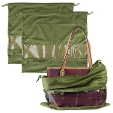 PlasMaller Dust Cover Storage Bags Terylene Flannel Drawstring Pouc... Fast Ship