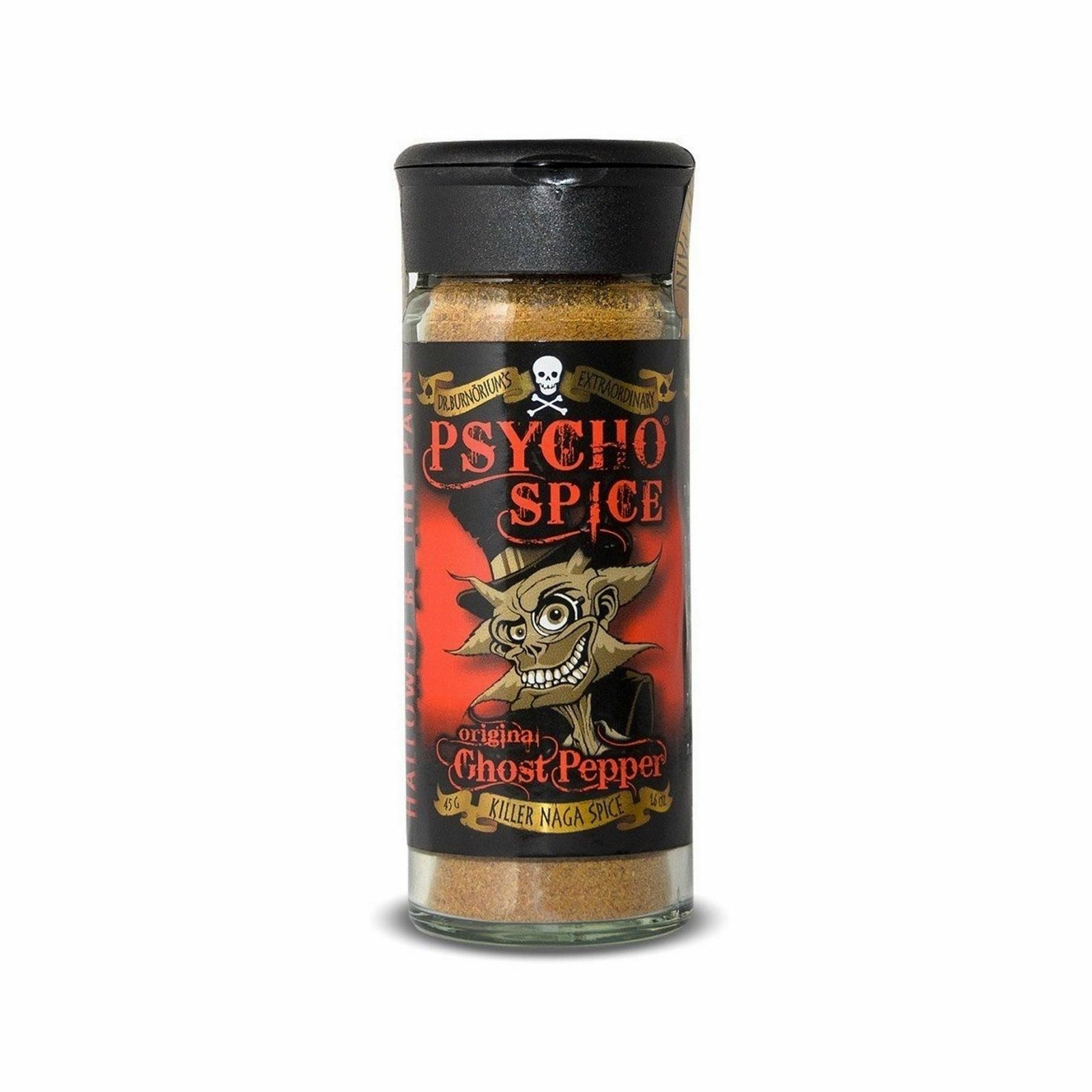 Dr Burnorium Psycho Spice 45g Jar Original Ghost Chilli Pepper Spices Rub Blend