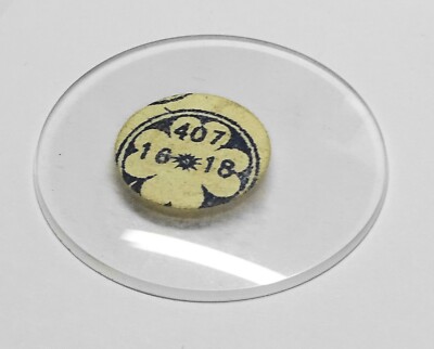 Verre De Montre Gousset Bombe - Diamètre 40,7 Mm - Pour Réparation Ou Remplacement - Neuf Sans étiquette