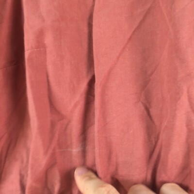 Crop Top Femme Decjuba Taille S - Rouge Terracotta En Coton/tencel - Occasion Parfait état - Manches Courtes