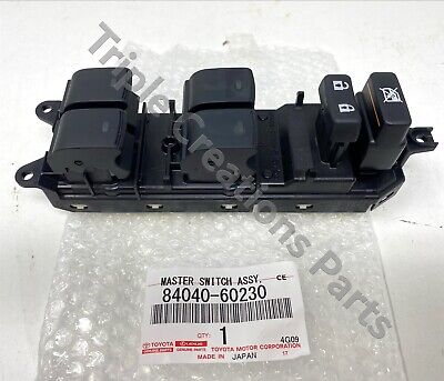 TOYOTA GENUINE 8404060230 MASTER SWITCH ASSY MULTIPLEX TOYOTA GENUINE 8404060230 MASTER SWITCH ASSY MULTIPLEX