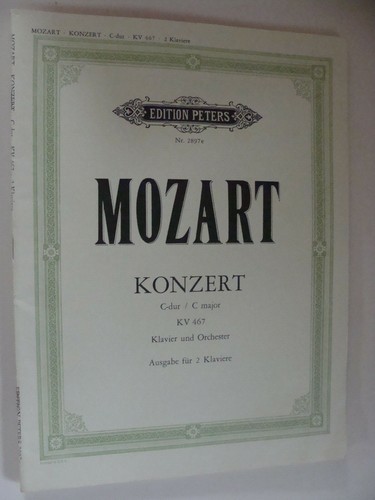 W A Mozart Konzert Concerto in C Major KV 467 piano / orchestra - Picture 2 of 3