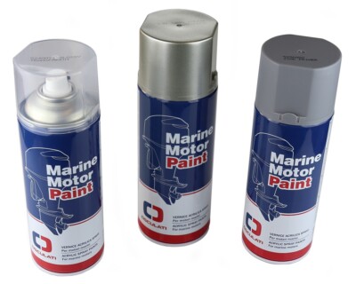 Lack Set Metallic grau für Aussenborder Honda Marine bis 2012 inkl. Primer