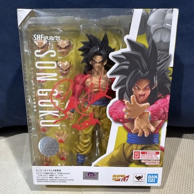 S.H.Figuarts Son Goku Super Saiyan 4 Dragon Ball GT Action Figure,  Signed EVA
