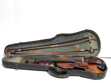 Full-Size 4/4 Violin Fiddle with Gorgeous Relic Finish with Case, Bow, and Rosin