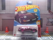 2025 Hot Wheels BURGANDY Porsche 911 Turbo Cabriolet, w/Real Rider Wheel Swap