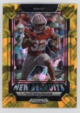 2025 Panini Prizm Draft Picks New Recruits Gold Ice TreVeyon Henderson #1 1m6p
