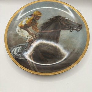 Fred Stone Racing Legend Sunday Silence Horse Racing Collector Plate