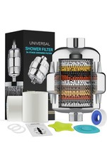 34 Stage Shower Filter for Hard Water Softener Remove Chlorine & Flouride Bath