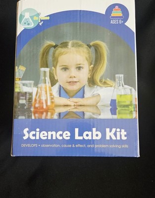 Unglinga Science Experiment Kit W/Lab Coat for Kids Role Play Ages 6+ Open-Box 