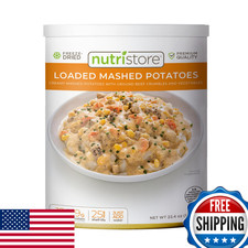 Nutristore Freeze-Dried Loaded Mashed Potatoes 10 Can Survival Food