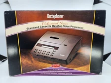 Dictaphone 2752 Standard Cassette Desktop Voice Processor w/ foot pedal, headset