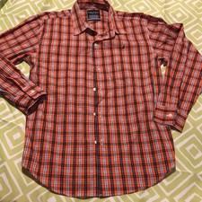 Nautica Boys Large Orange Button Down