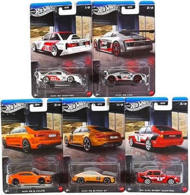 Hot Wheels 2026 Silver  - Audi Set of 5